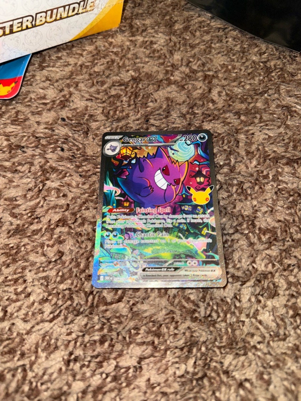 Pokemon TCG Gengar EX 154/128 30th Celebration SIR